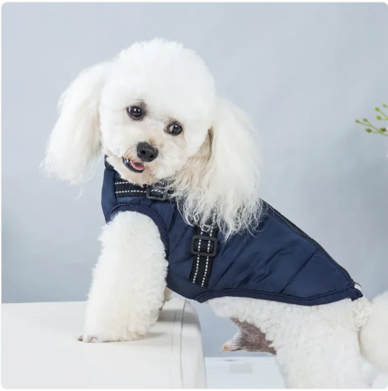 Warm Padded Ski Vest For Pets Dogs Cats