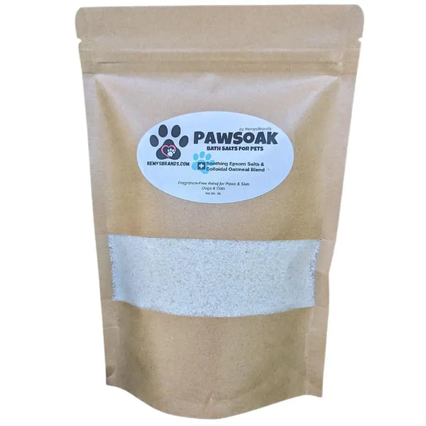 Using PawSoak Bath Salts is easy: simply add the recommended amount to warm water, let your pet soak, and enjoy the calming aroma. Regular use can help improve coat shine, relax tired muscles, and make bath time a stress-free experience for your furry friend.